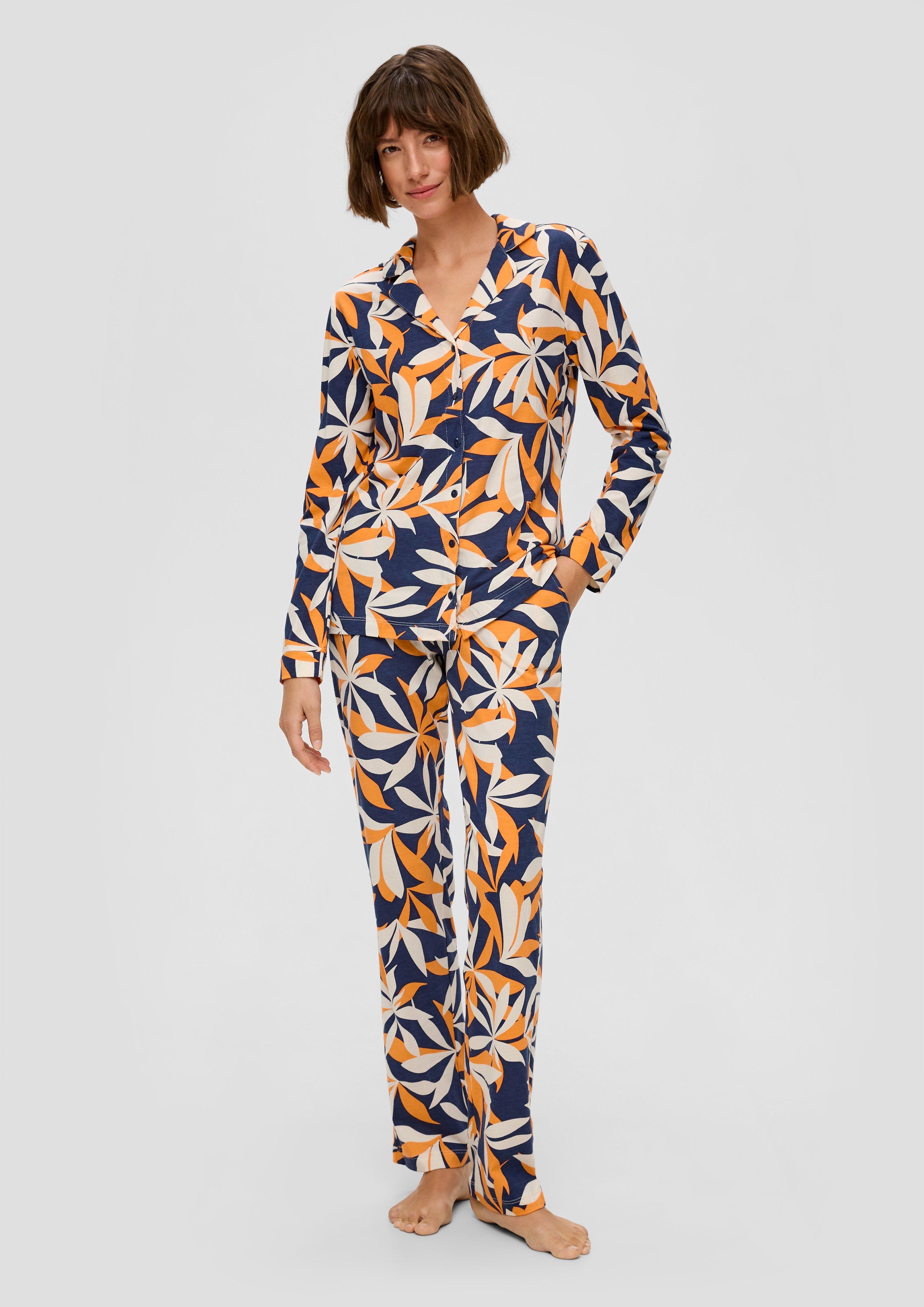 Gemustertes Pyjama-Set  6009192-75A1