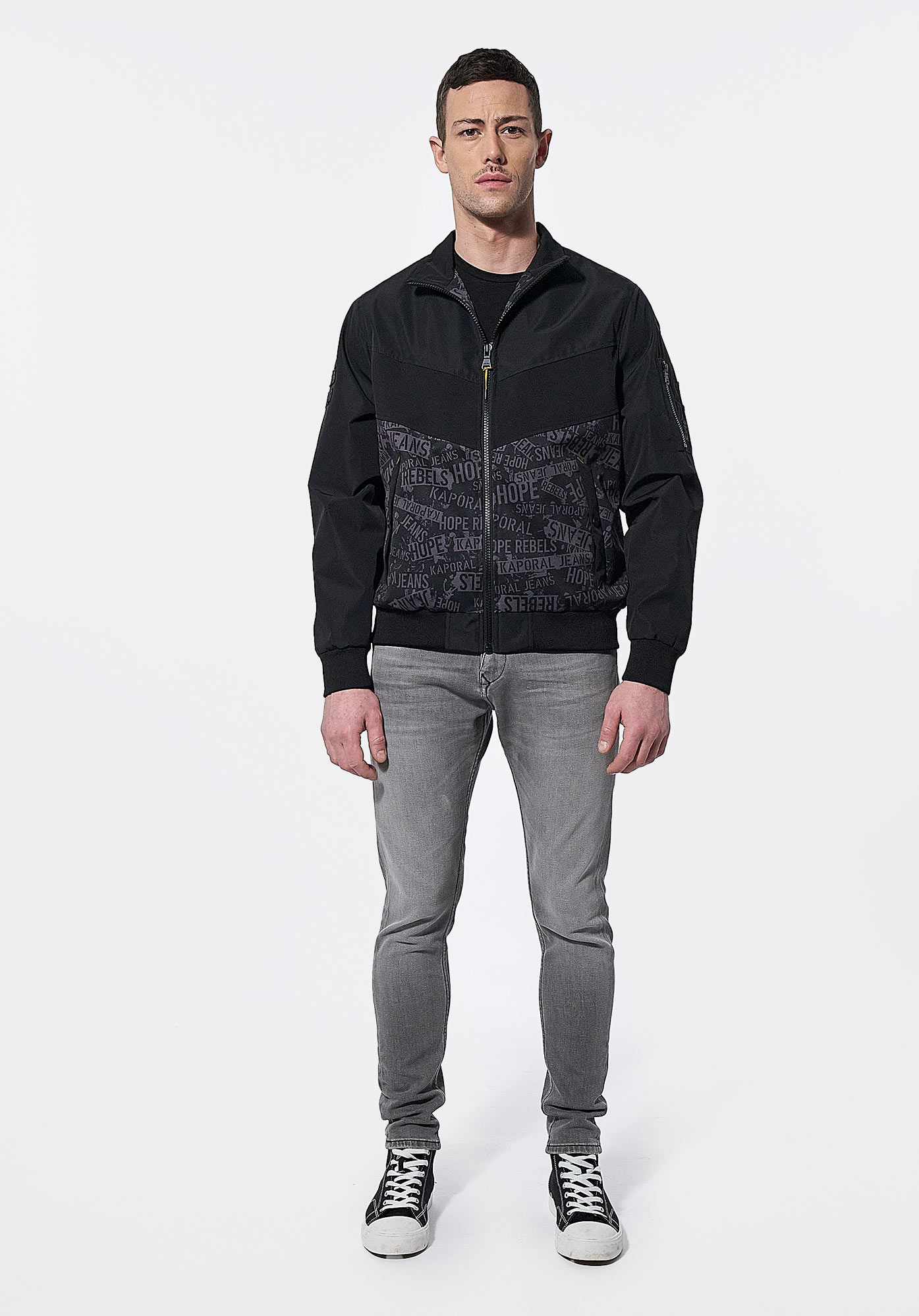 VOLNY  Veste noire Homme