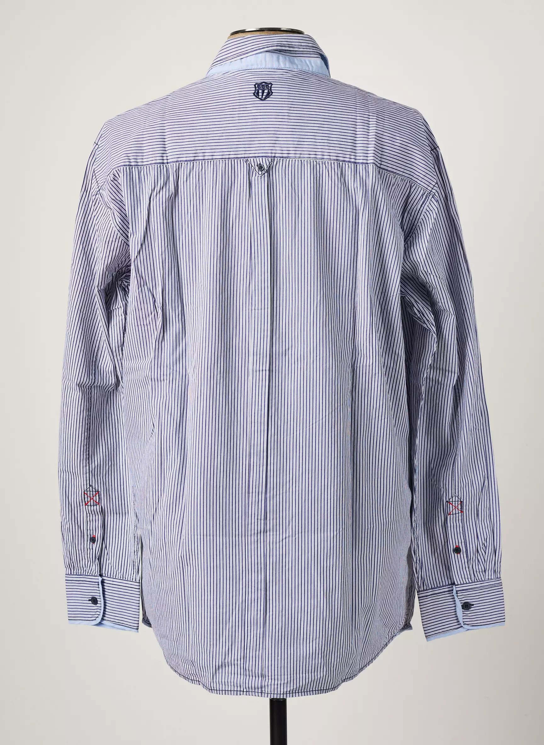 D555 Manches Longues Homme couleur bleu