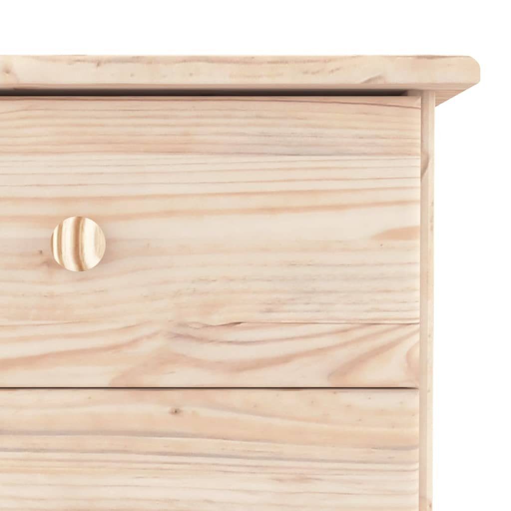 vidaXL Sideboard Highboard ALTA 77x35x165 cm Massivholz Kiefer (1 St)