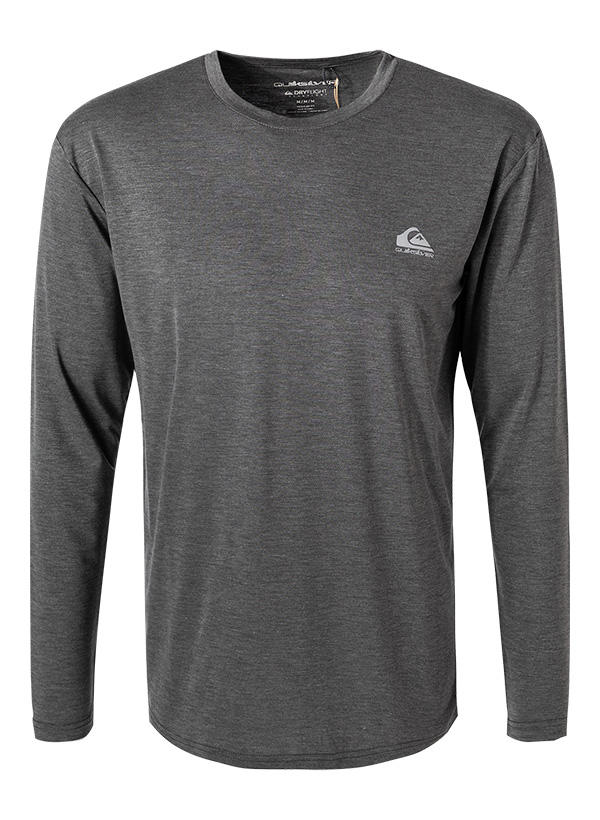 Quiksilver, Longsleeve, Regular Fit, Mikrofaser, grau