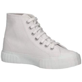 Superga Stripe Sneaker High in weiß
