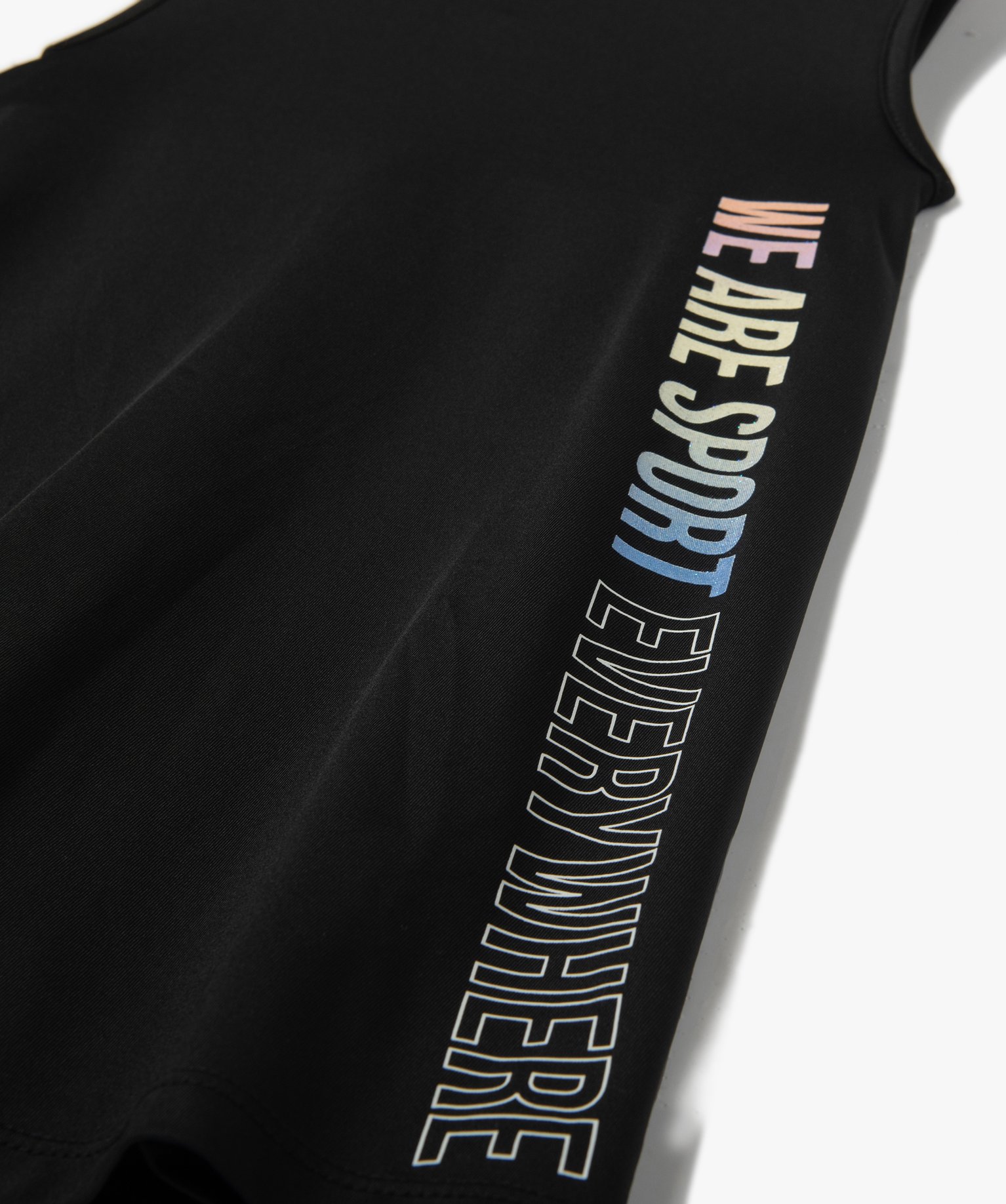 Robe fille avec combishort intégré en microfibre noir | GEMO