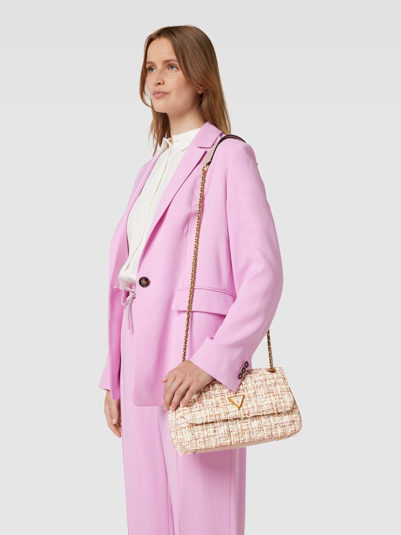 Crossbody Bag in Bouclé-Optik Modell 'GIULLY' in rosa