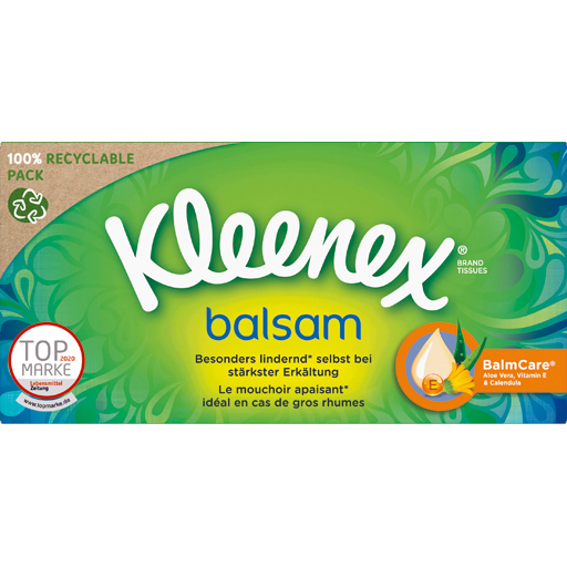 KLEENEX Balsam Taschentücher Box  56 St  Tücher