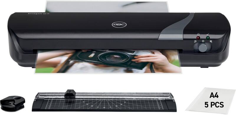 GBC Inspire  4-in-1 DIN A4 Laminiergerät-Set 4410036 250 mm/min. 4 Min. Aufwärmzeit Bis zu 2 x 125 (250) Mikron