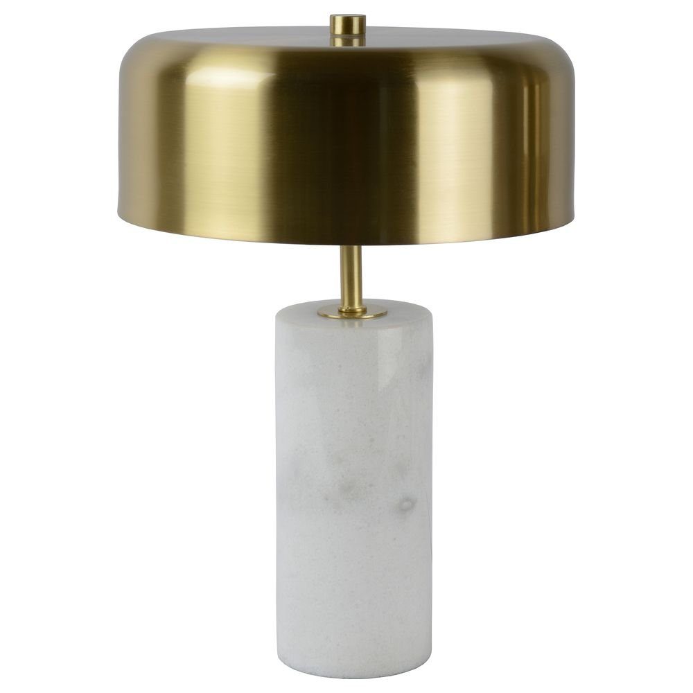 click-licht Tischleuchte Tischleuchte Mirasol in Weiß und Gold-Matt G9 3-flammig, keine Angabe, Leuchtmittel enthalten: Nein, warmweiss, Tischleuchte, Nachttischlampe, Tischlampe