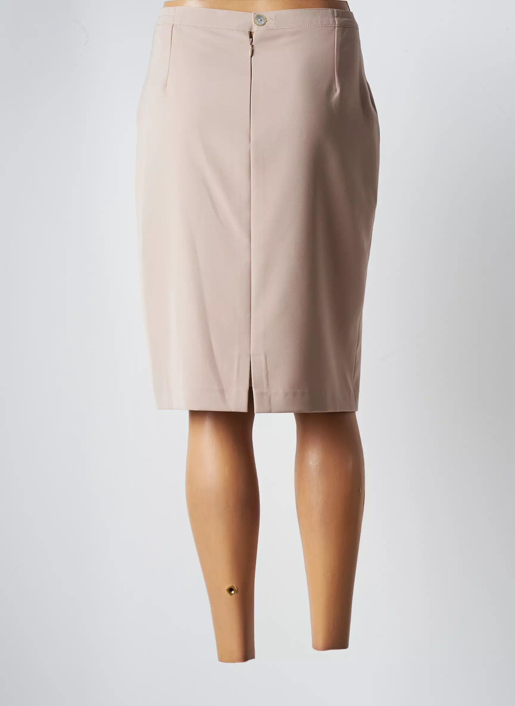 Jumfil Jupes Mi Longues Femme couleur beige