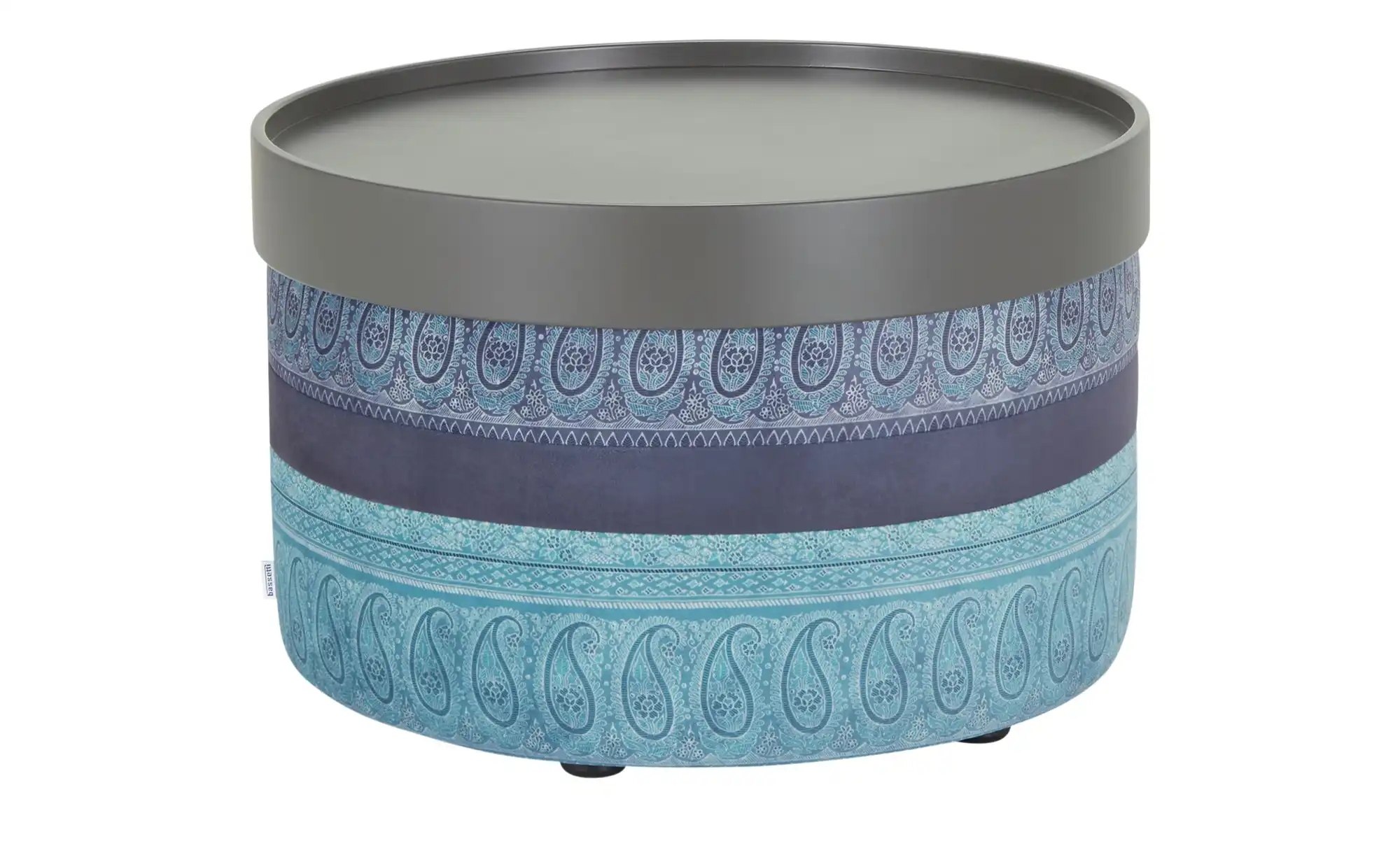 bassetti by SCHRÖNO Pouf aus Velours Tino