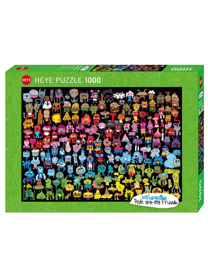 HEYE Puzzle Doodle Rainbow in Bunt günstig kaufen onesize