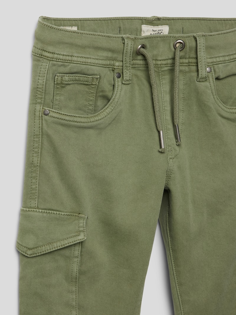 Cargohose im 5-Pocket-Design Modell 'CHASE' in olivgrün
