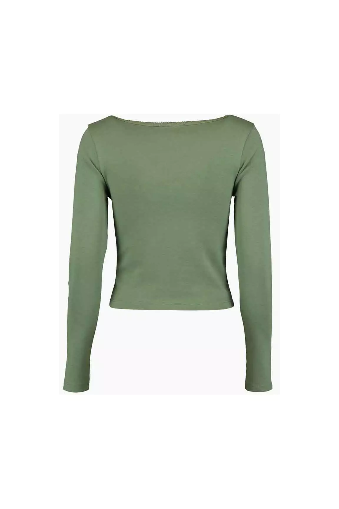 Hailys Crop Tops Femme couleur vert
