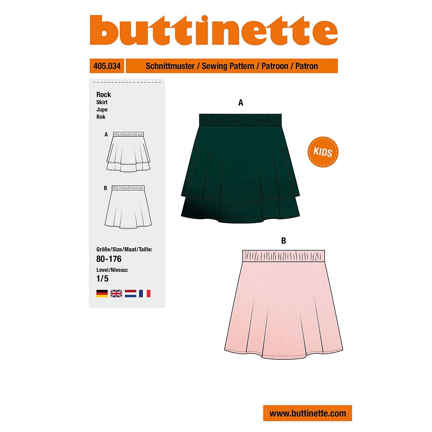 buttinette Schnitt 