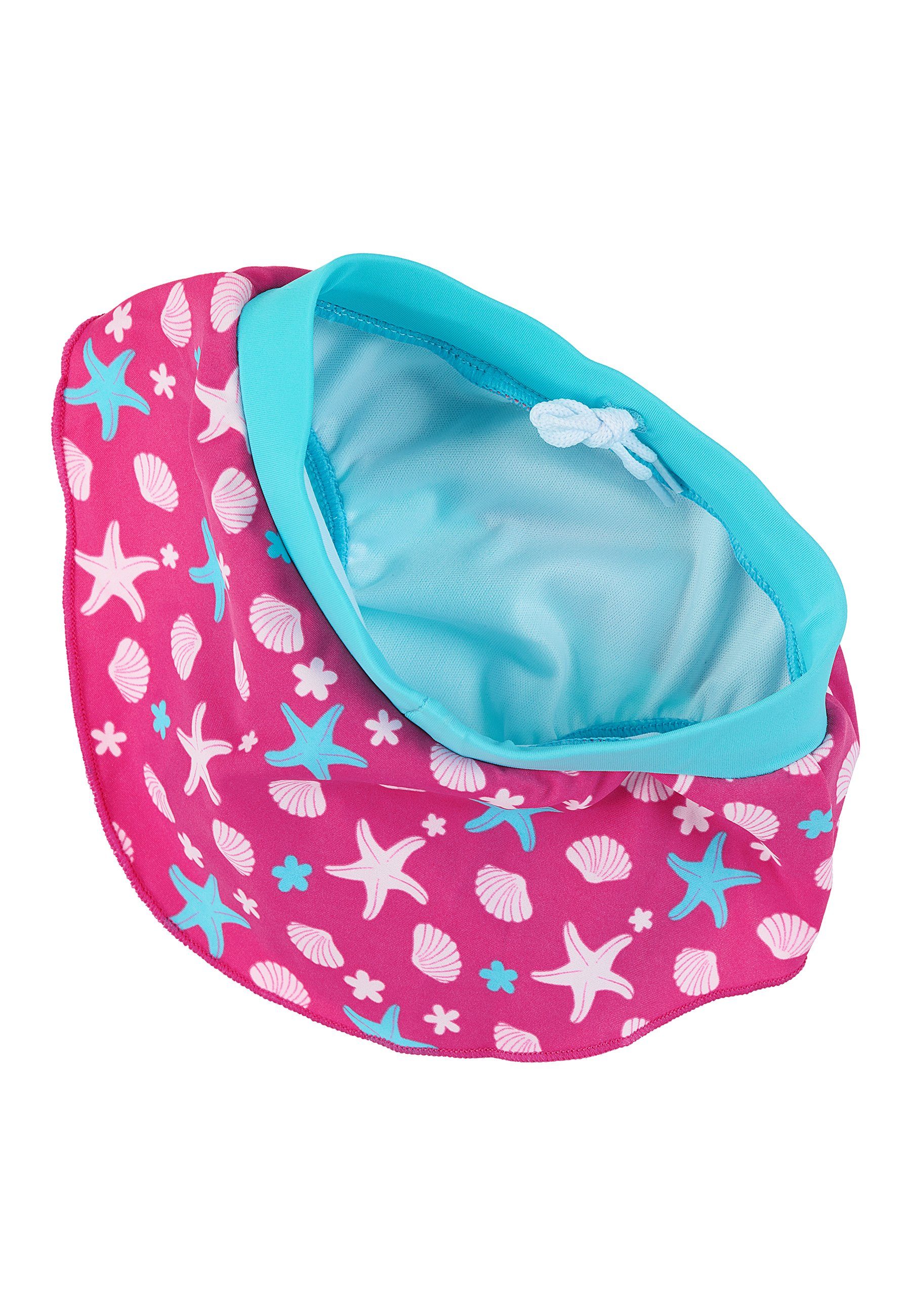 Sterntaler® Badeanzug Schwimmrock uni + Seesterne (1-St., Kinderbadeanzug, Schwimmrock mit Windelfutter) Badebekleidung mit UV- Schutz, Schwimmrock bedruckt