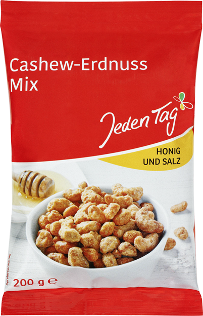 Jeden Tag Cashew-Erdnuss- Mix HonigSalz