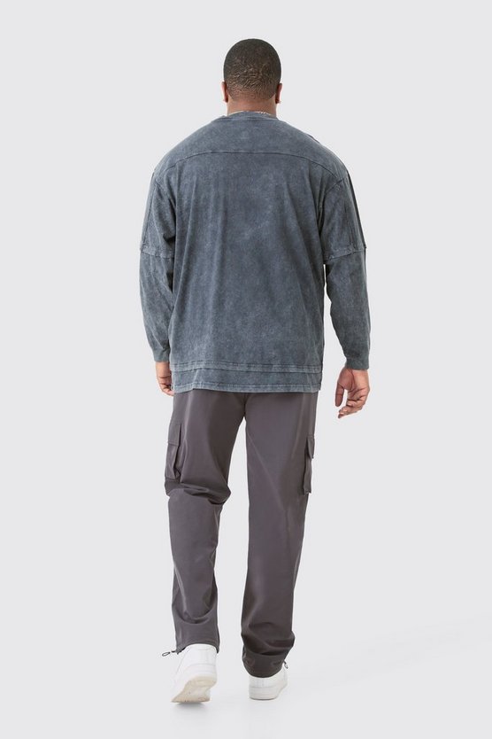 Plus elastische leichte Stretch Skinny Cargo-Hose