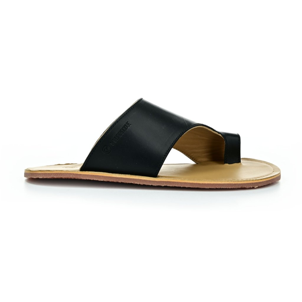 bLifestyle Freeestyle schwarze Barfußsandalen