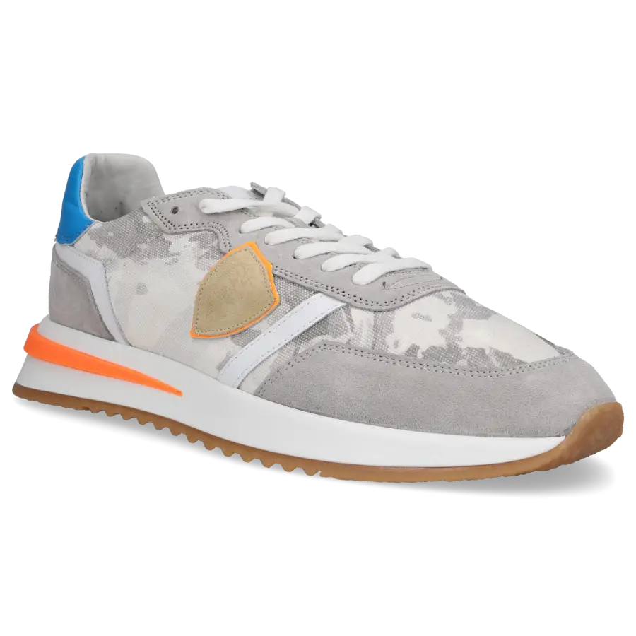 Philippe Model - Sneaker low TROPEZ 2.1 Veloursleder Textil - grau