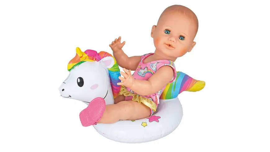 Heless - Schwimmset Einhorn Henri, Gr. 35-45 cm