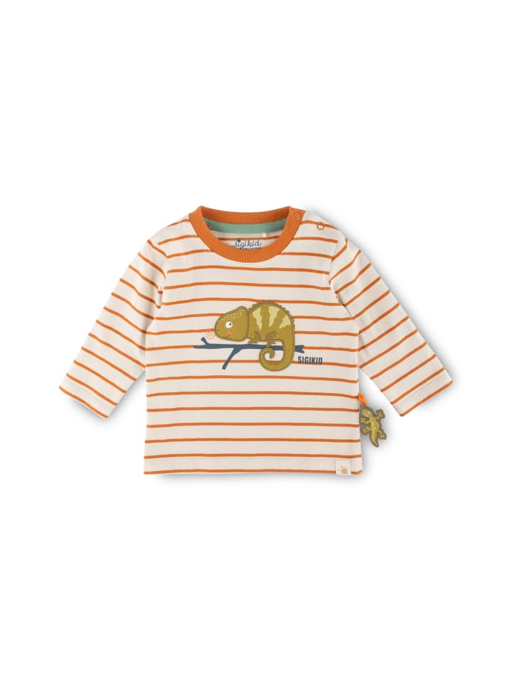 Sigikid Langarmshirt welcome to the jungle in Weiß/Terracotta günstig kaufen