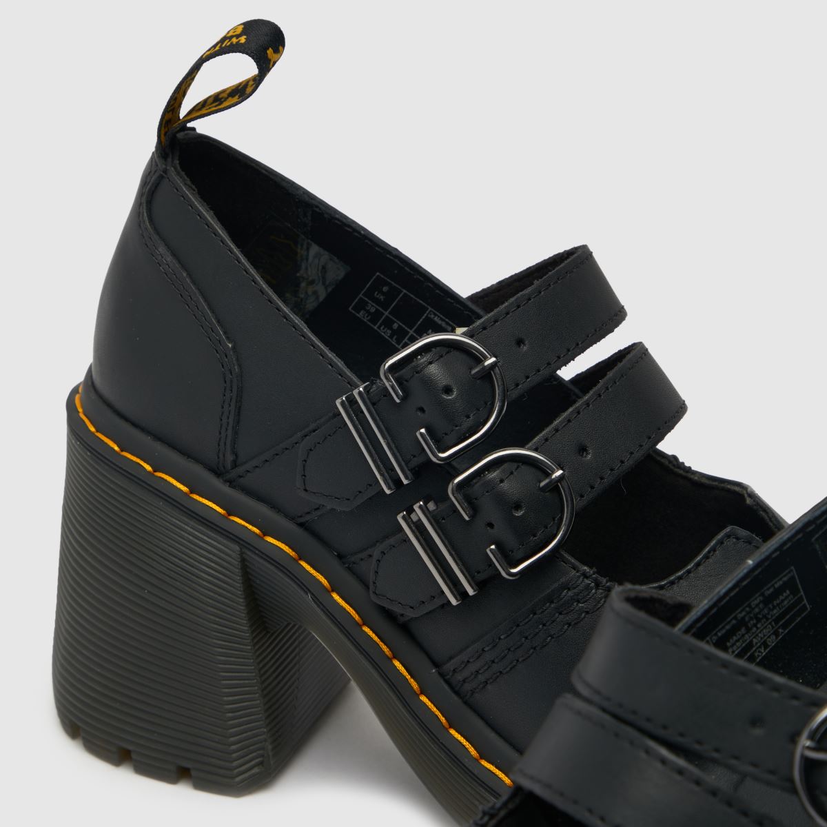 Dr Martens – Eviee – Svarta höga klackar