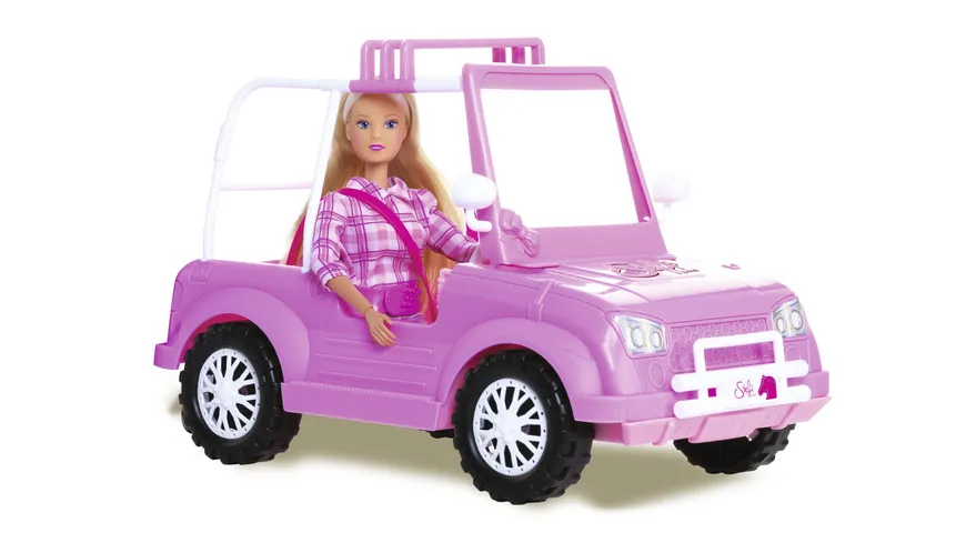 Simba - Steffi Love - Jeep mit Pferdeanhänger