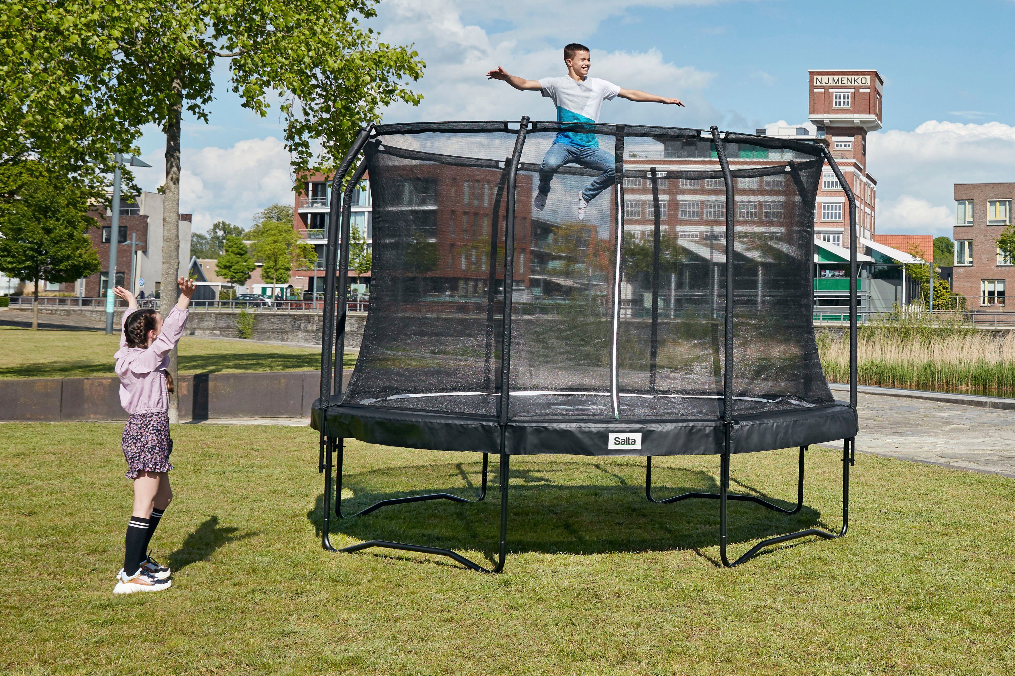 Salta Gartentrampolin Premium Black Edition, Ø 427 cm