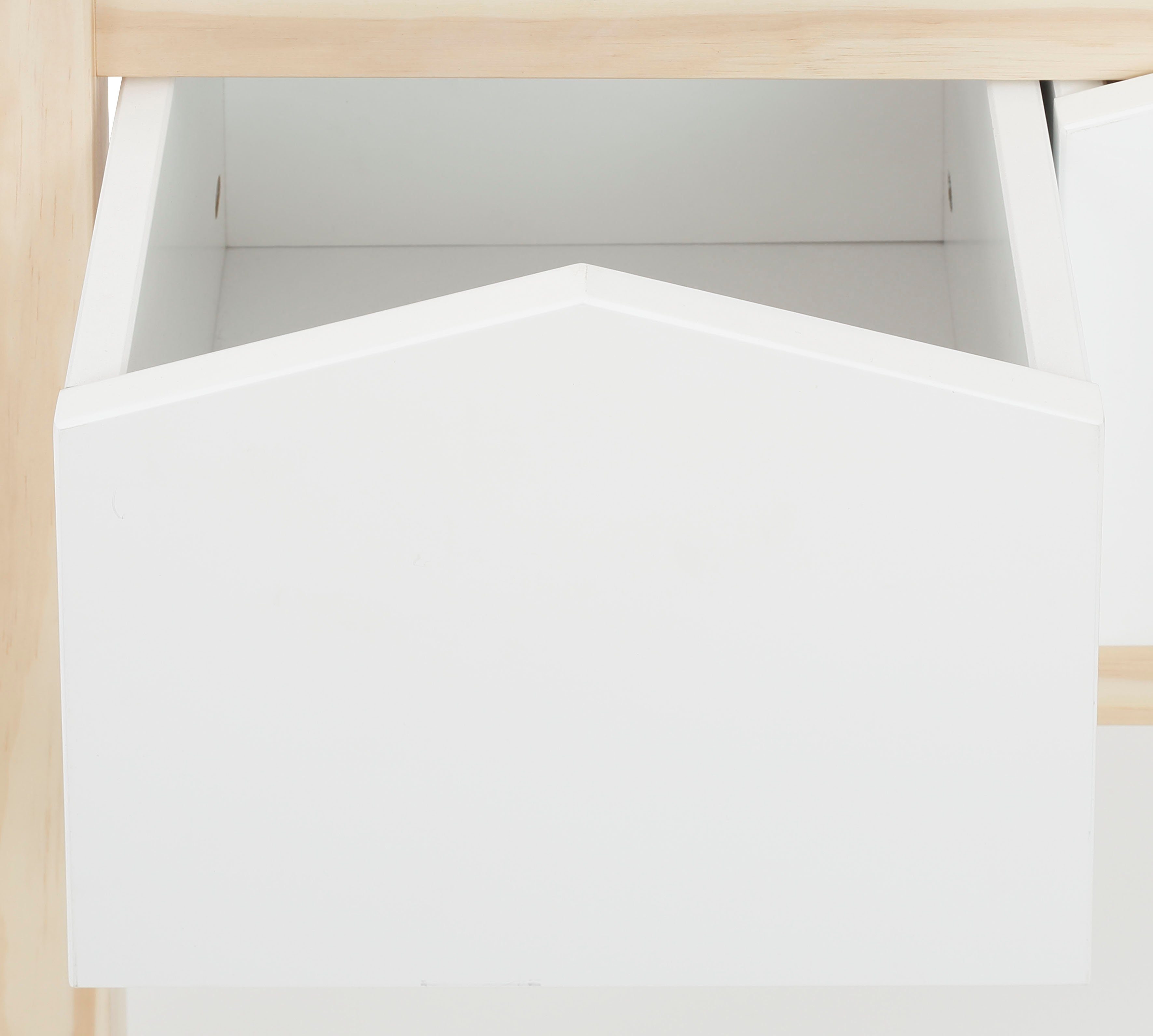 Lüttenhütt Kinderregal Meentje, Bücherregal,2 Boxen, Einlegeböden und Boxen aus MDF, Breite 59,5 cm