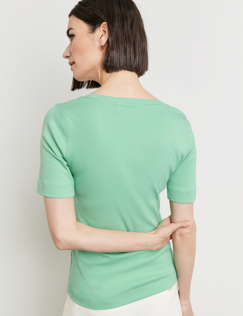 Basic T-Shirt aus Baumwolle