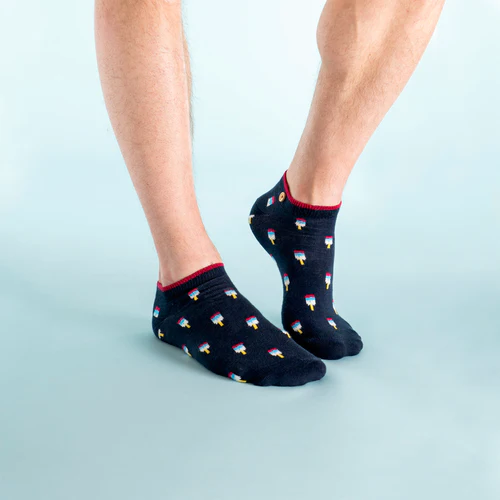 Florian & Léa navy blue socks
