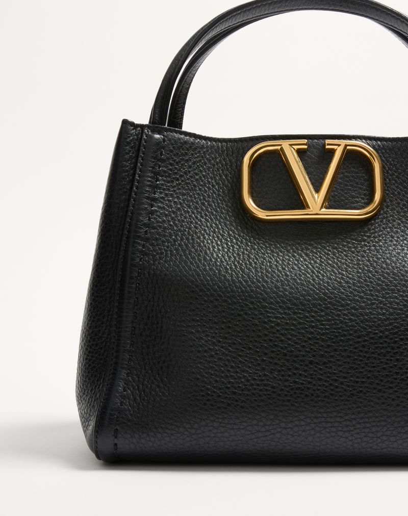 Valentino Garavani Alltime Medium Grainy Kalveskind håndtaske