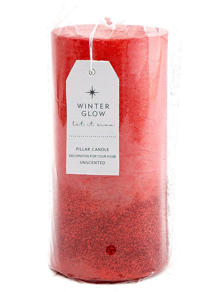 SiL Interiors Stumpenkerze in Rot - 470 g günstig kaufen onesize