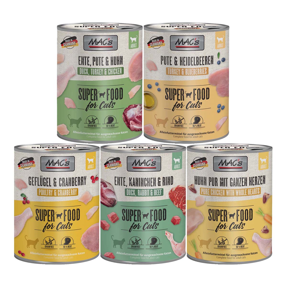 MAC's Cat Fleischmenü 30x800g Mixpaket 1 kaufen