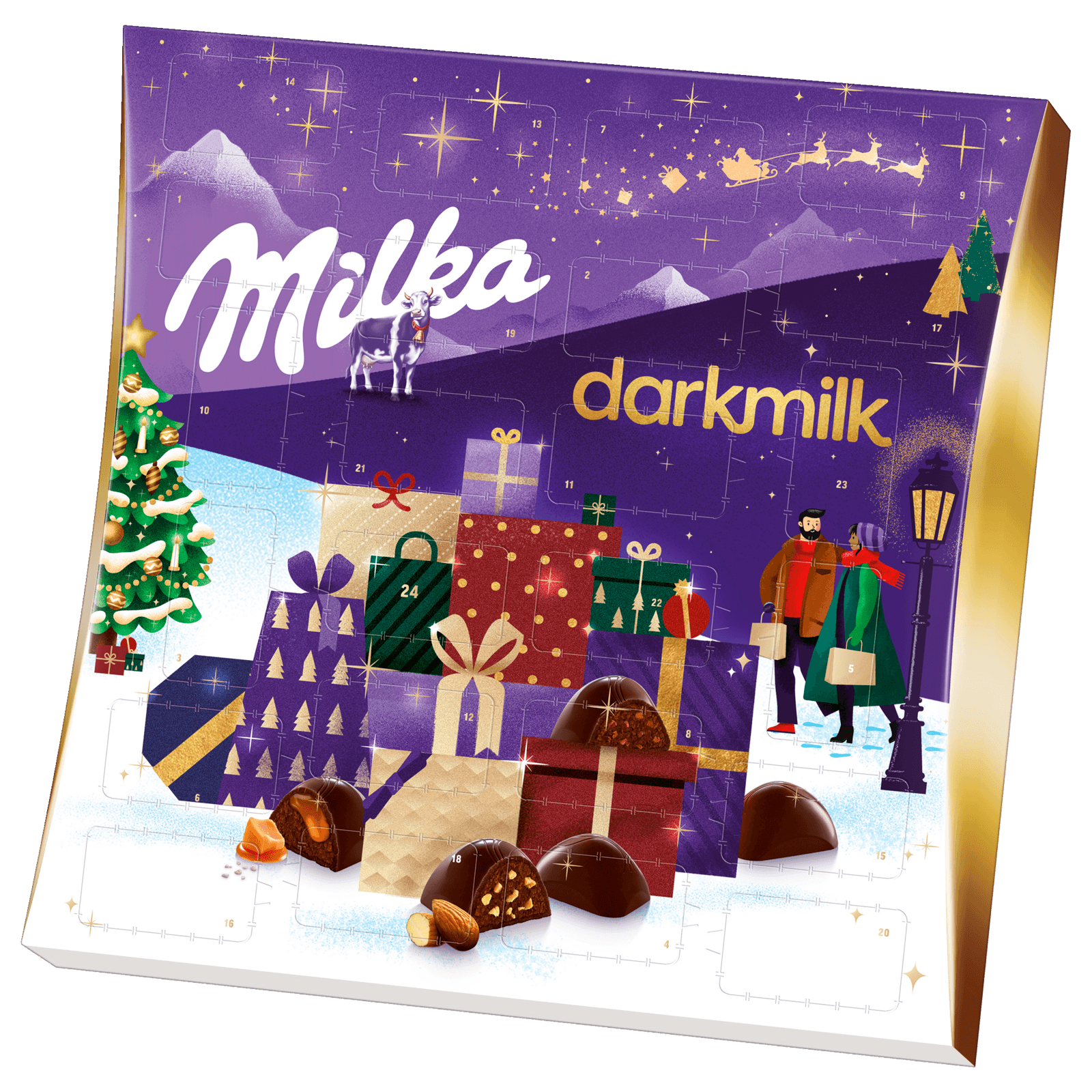 Milka Darkmilk Adventskalender 210g