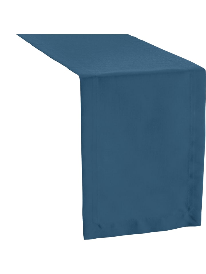 Erwin Müller Tischband Madrid in jeansblau günstig kaufen 100 x 25 cm
