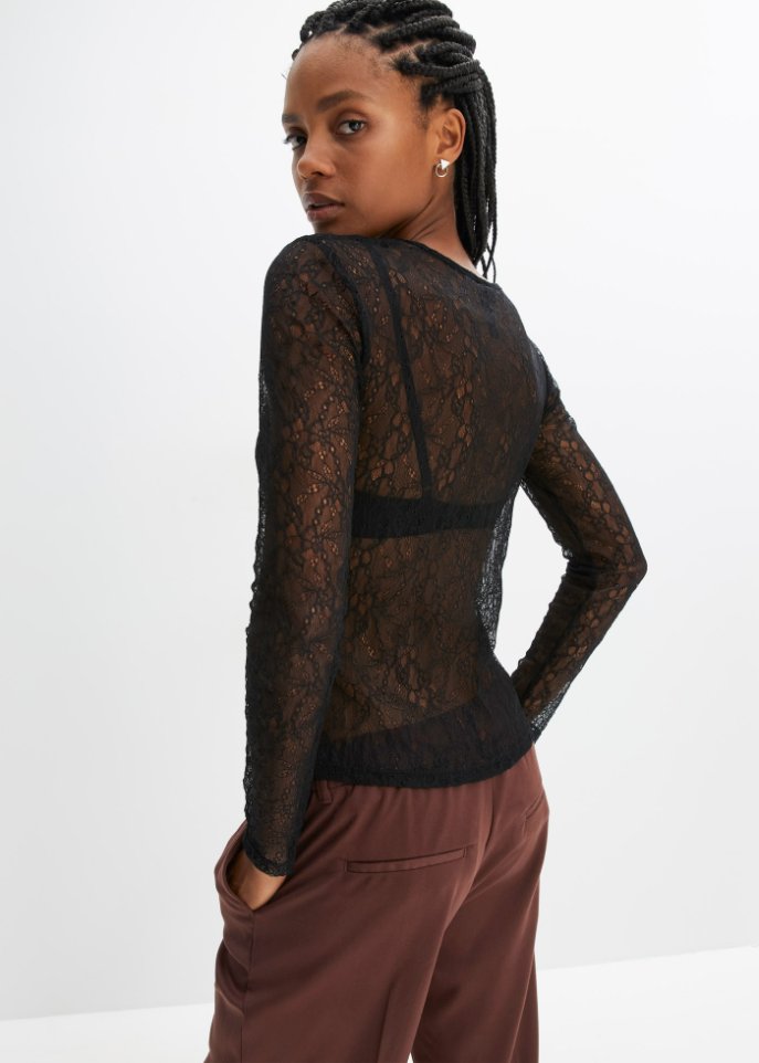 Shirt mit Spitze