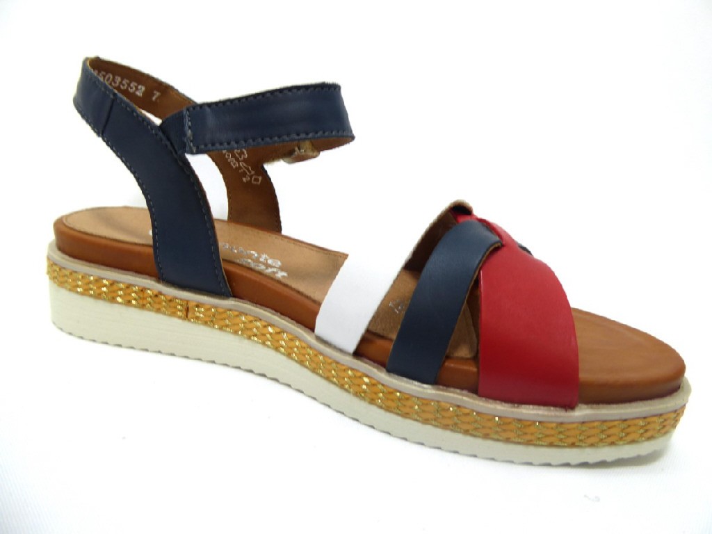 REMONTE Klassische Sandalen blau