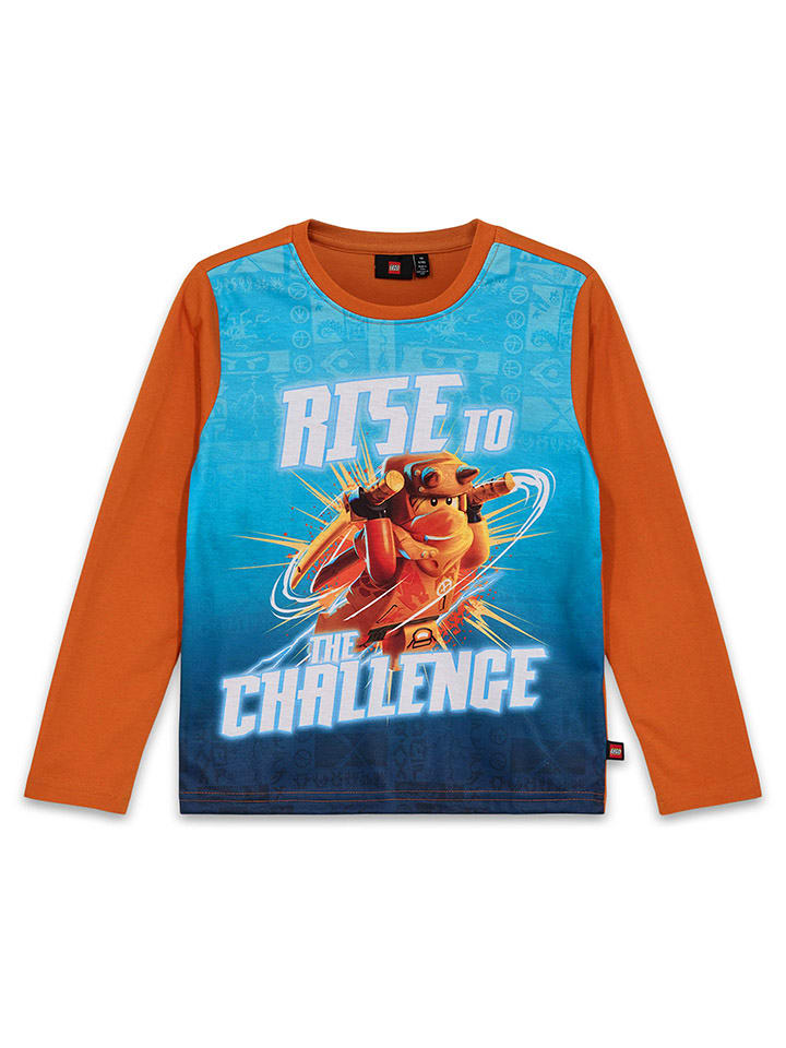 LEGO Longsleeve in Orange/ Blau günstig kaufen