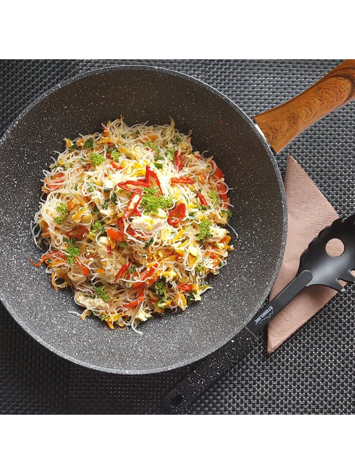 Stoneline Wok 30 cm in Anthrazit günstig kaufen Ø 30 cm