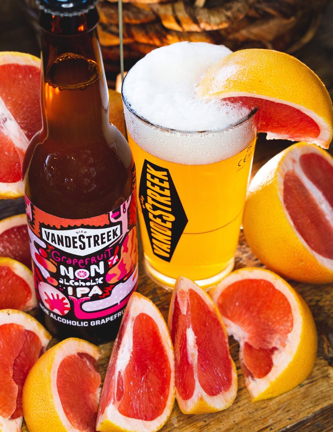 vandeStreek : Grapefruit IPA - Gueule de joie 0.5° |  33 cl