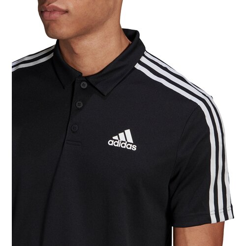 ADIDAS HERREN PRIMEBLUE DESIGNED TO MOVE SPORT 3-STREIFEN POLOSHIRT