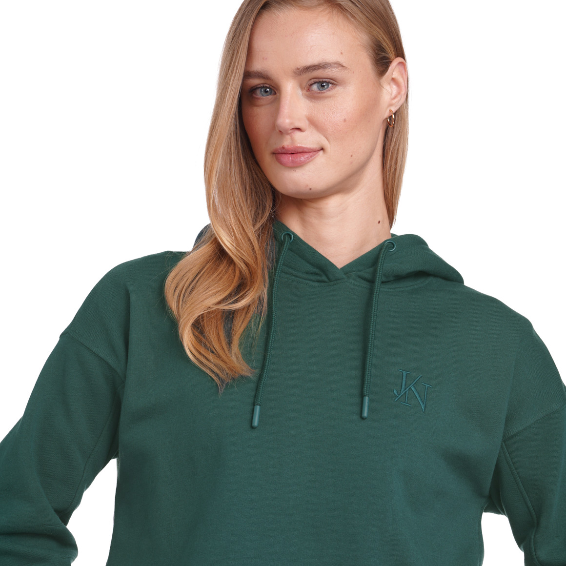 Damen Hoodie mit Stickerei