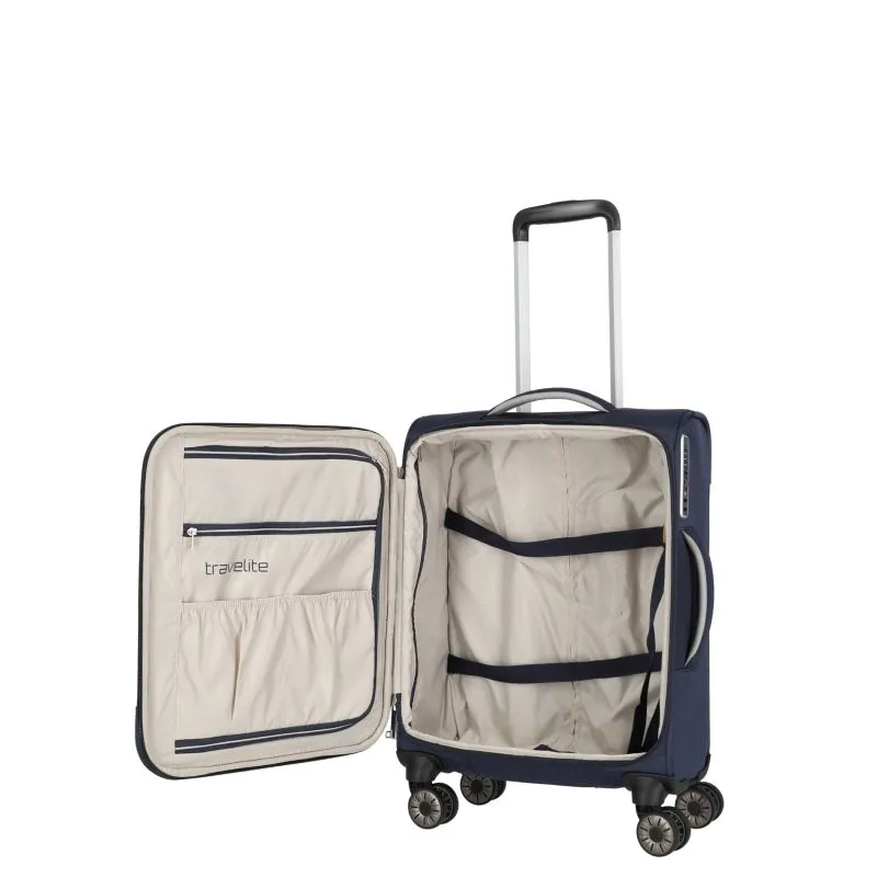 Travelite MIIGO 4w L\/M\/S+Bordtasche, Tiefseeblau