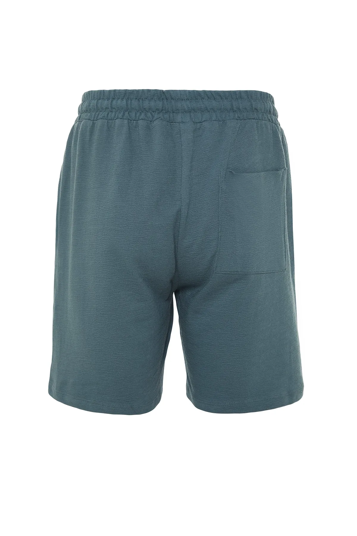 Trendyol Collection  Limited Edition – Strukturierte Shorts aus 100 % Baumwolle in Petrol TMNSS23SR00035