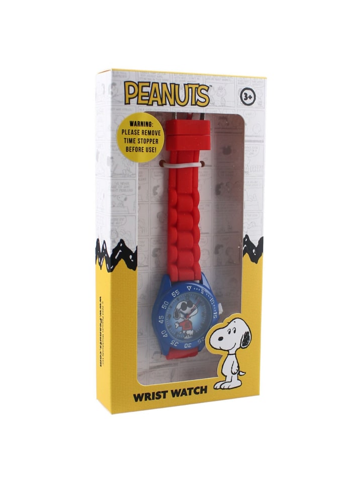 COFI 1453 Snoopy Uhr Analoge Kinderuhr Bunte Armbanduhr für kleine in Rot günstig kaufen onesize