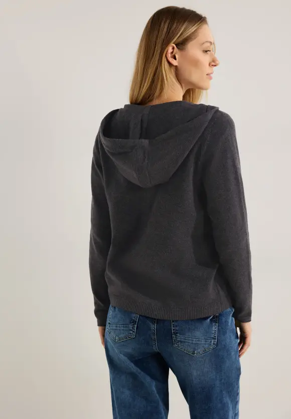 CECIL Kapuzen Strickjacke