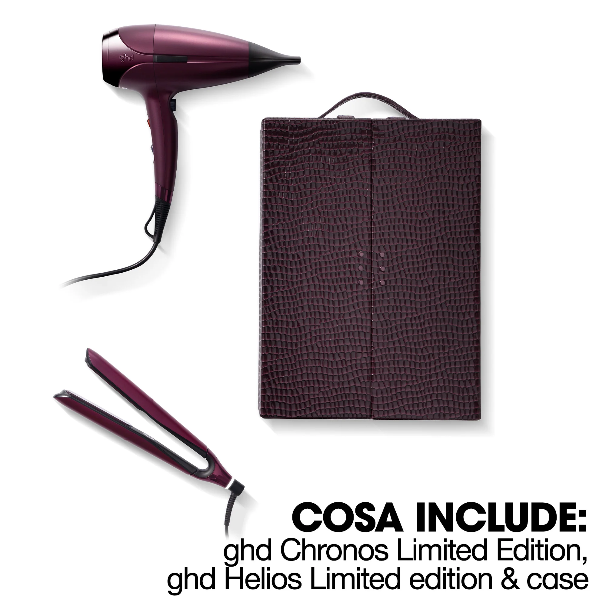 ghd Božićni paket Deluxe - Chronos + Helios™ - Poklon setovi za kosu, Pegle za kosu, Sušila za kosu
