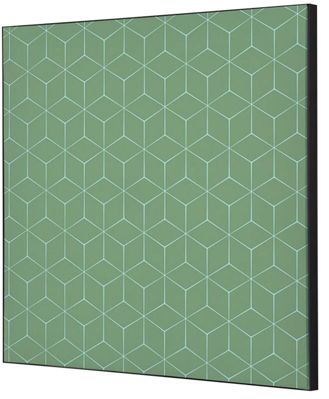 SHOWDOWN Textile Wanddekoration Hexagon Mehrfarbig Aluminium