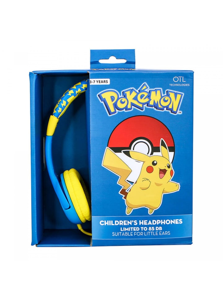 COFI 1453 Kabelgebundene Kopfhörer für Kinder OTL Pokemon Pikachu in Blau-Gelb günstig kaufen onesize
