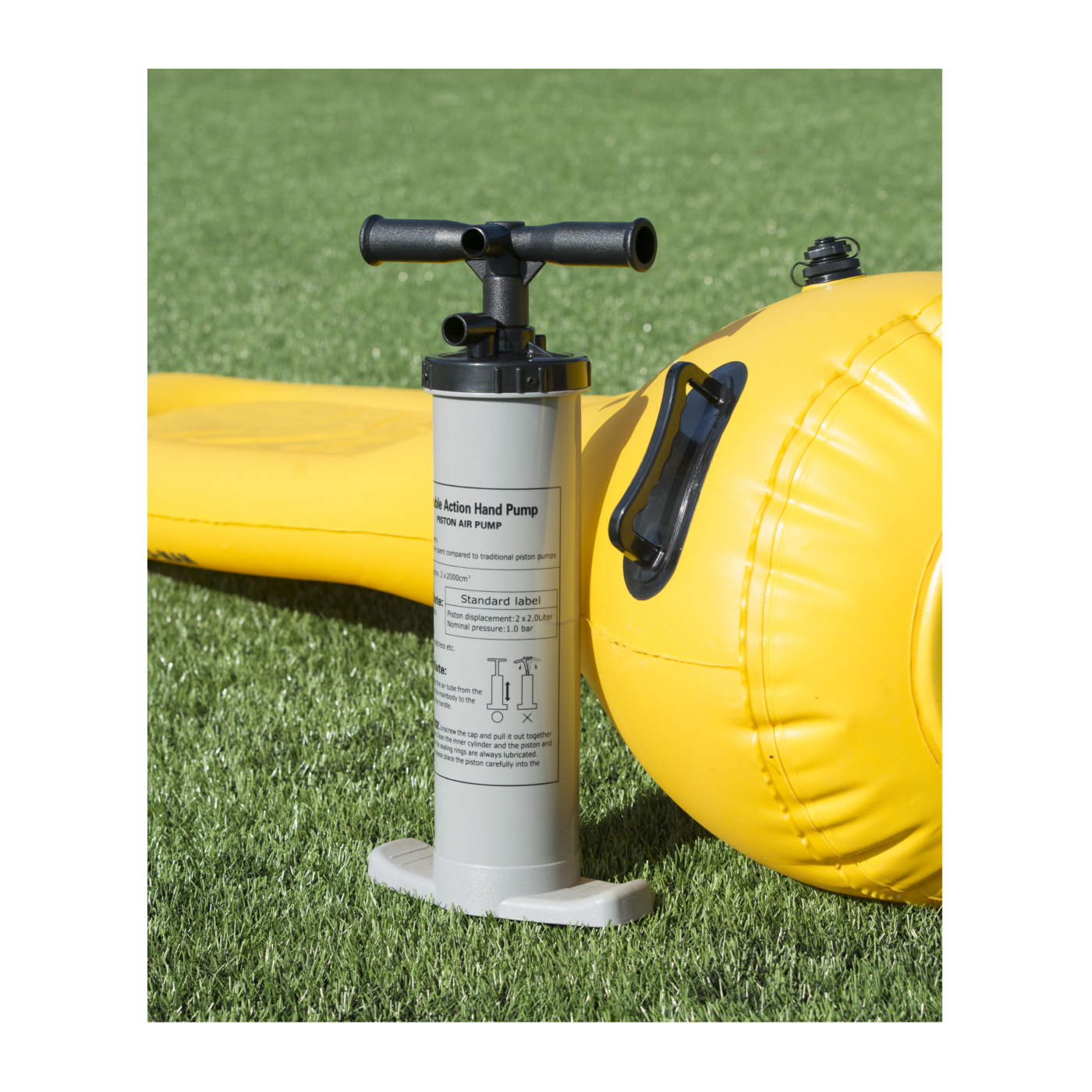 Cawila LIGA Airdummies | 5er Set | 1,85 | Gelb | Inkl. Tasche und Pumpe